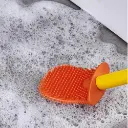 Yellow Duck Silicone Toilet Brush With Holder4.webp