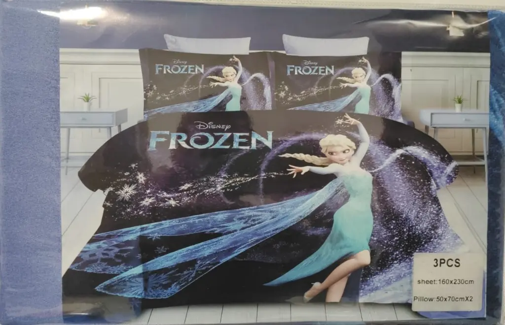 Disney Frozen Bedding Set for Kids Bedroom 3Pc,Soft & Stylish