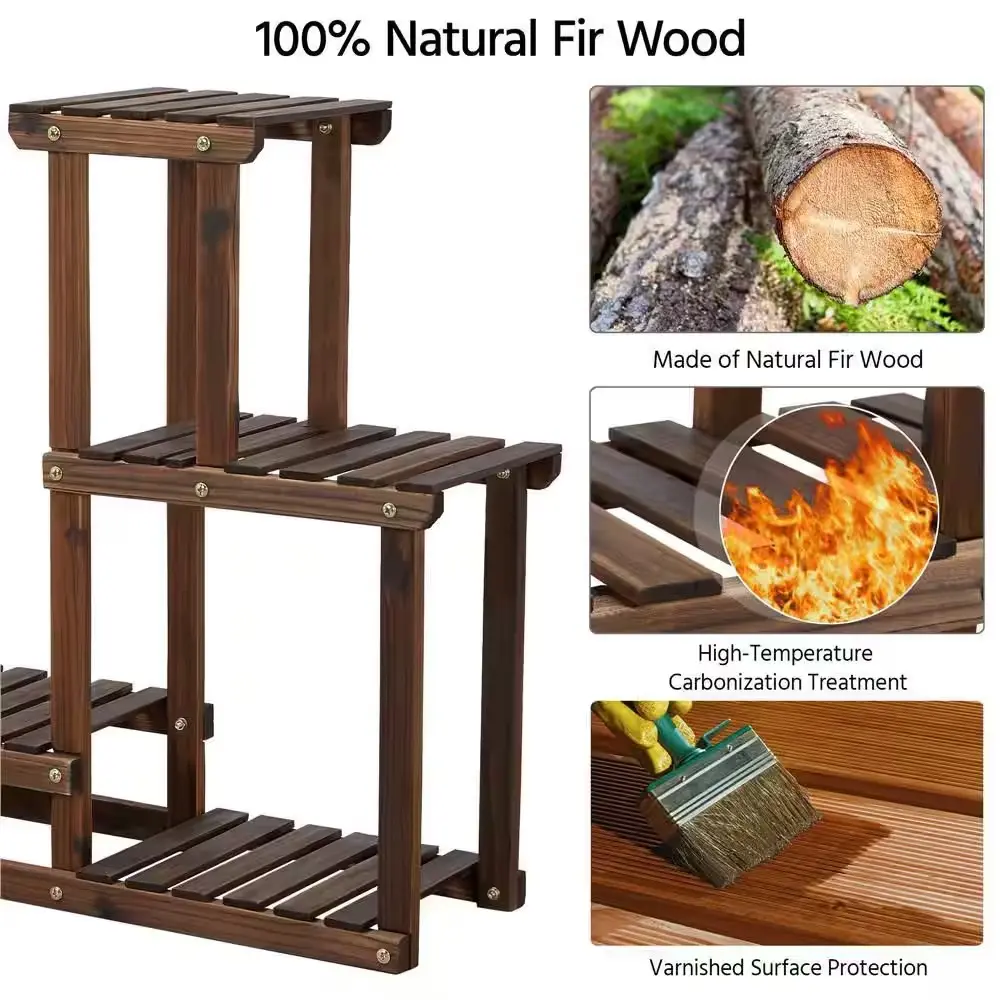 diy wooden plant stand