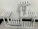 wooden plant stand for balcony