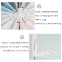 3 Tiers Foldable Towel Drying Rack Baby Clothes Laundry Rack with Underwear Clips Saving Space3.webp