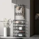 Multifunctional Shoe, Bag, Hat, Shirt Organizer Hall Tree Rack2.webp