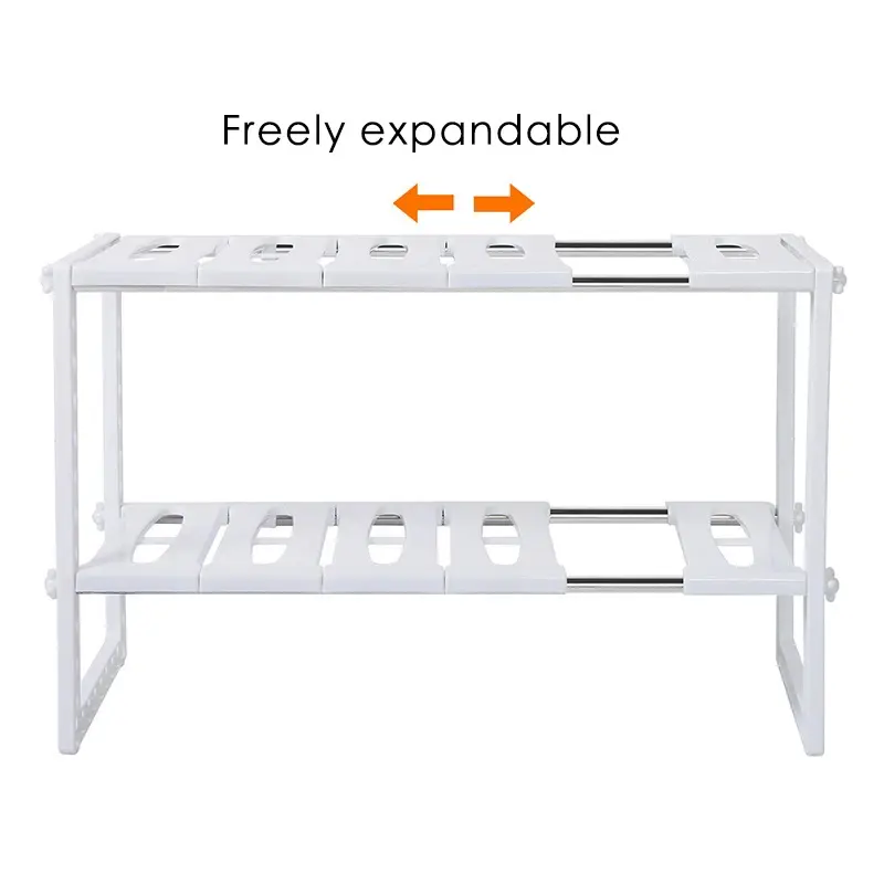 2 Tier Adjustable Under Sink Rack Pool Space Arrangements Frame3.webp