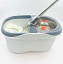Smart Spin Mop And Bucket With Wringer Set, Household Easy Wring Mop with Extra Refill