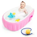 Portable Inflatable Baby Bathtub - Space-Saving Foldable Tub for Newborns & Infants