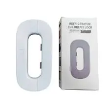 BUY 1 Get 1 FREE Refrigerator Child Safety Lock – Baby Proof Fridge Door Lock with Strong Adhesive – No Drill Kids Safety Latch for Cabinets, Freezer & Appliances – Easy Install Home Safety Solution