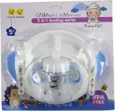 Complete Baby Feeding Set 5 Piece Dinnerware - Safe Divided Plate with Utensils for Toddler Weaning and Independent Eating