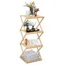 Foldable Wodden Flower Stand | Plant Stand |Storage Shelf for Garden, Home and Office