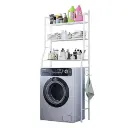 Multi-Layer Laundry Shelf Rack, Washing Machine Storage Organizer Stand