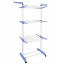 Folding 3 Layer Cloth Drying Rack Stand, Laundry Hanger Stand Indoor, Outdoor