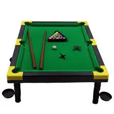 Tabletop Snooker & Pool Table Toy Set - Mini Desktop Billiards Game for Kids & Family Fun - Portable Indoor Sports Toy with Cues, Balls & Accessories - Perfect Birthday Gift for Young Snooker Fans