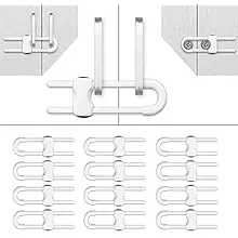 Child Safety Lock (BUY 1 GET 1 FREE) for Cabinets & Drawers | Easy No-Drill Installation | Baby Proofing Solution for Kitchen & Home | Assorted Colors | Essential for Qatar Families