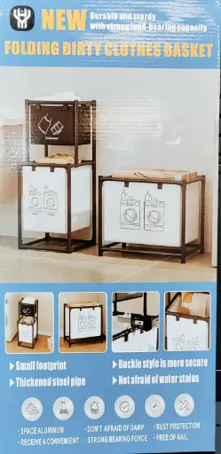 Folding Dirty Clothes Basket